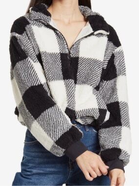 Abound Plaid Fleece Jacket